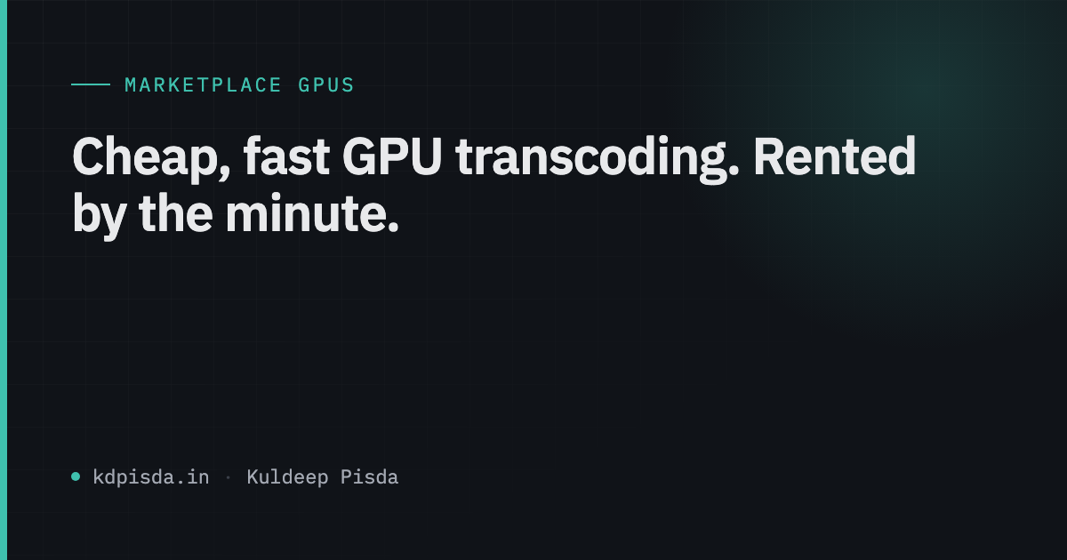 Renting Strangers' GPUs by the Minute: The vast.ai Experiment