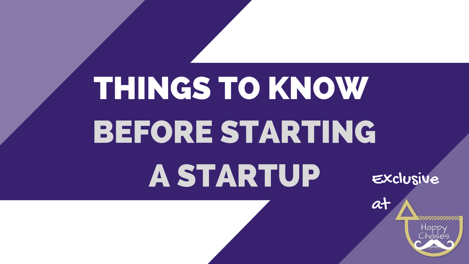 Things to know before starting a startup